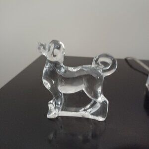 Baccarat France crystal Dog